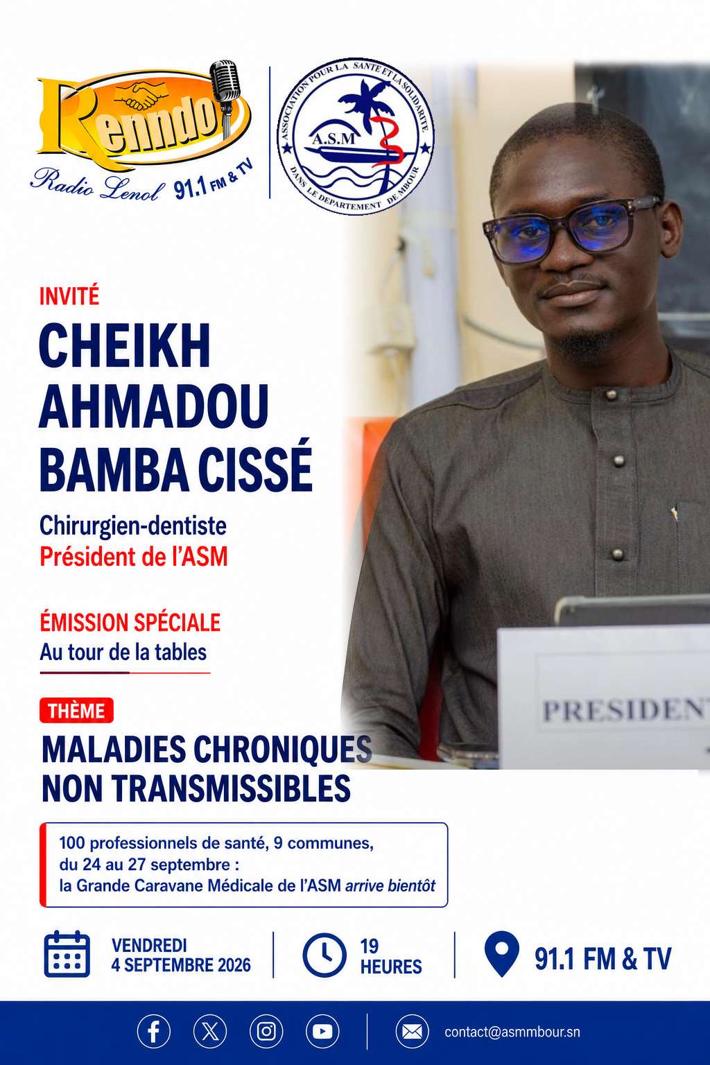 ÉMISSION SPÉCIAL ASM SUR RADIO RENDDO FM