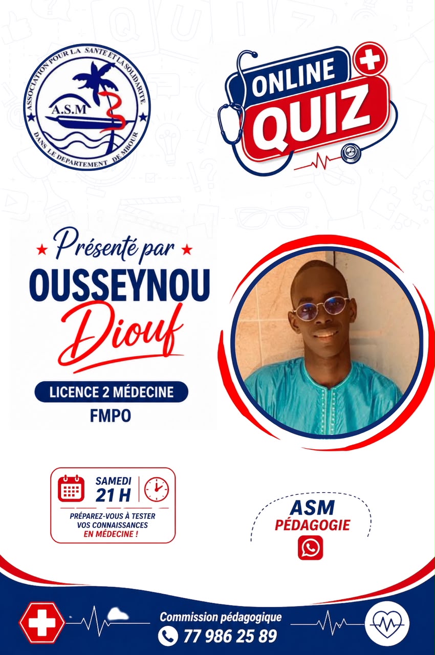 QUIZ MÉDICAL – ASM PÉDAGOGIE